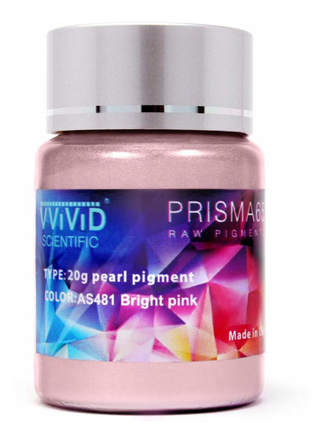 Vvivid Prisma65 Tarro 0.71 Oz Color Rosa Brillante Perla