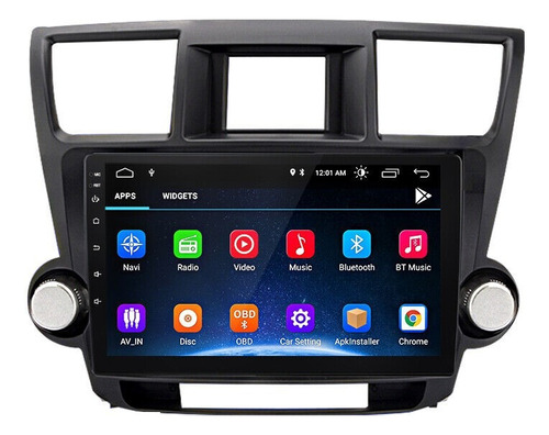 Autoradio Android Toyota Highlander 2009-2013 +cámara Gratis