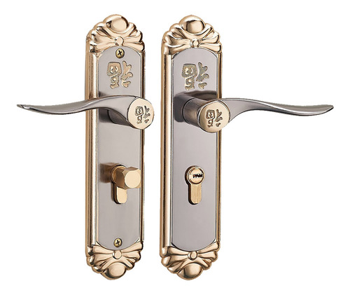 Imagen 3 de 10 de Cerradura De Manija, Cerradura De Puerta Con Manija Interior