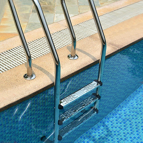 Imagen 4 de 4 de Piscina Peldaño De Escalera, Escalón Acero Inoxidable 1pzs