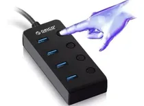 Comprar Hub Mini Orico Concentrador Usb3.0 - 4 Puertos Independiente