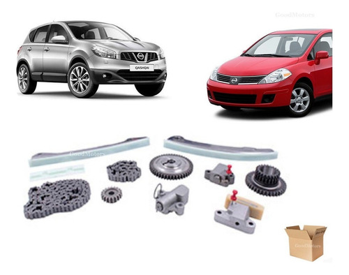 Kit Distribucion Nissan Tiida 1.8 2008/2013 Sin Piñon 10pcs