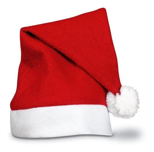 Gorro Sombrero Papa Noel Paño Navidad X 1 U Cotillon Niño