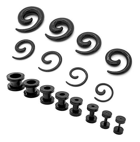 Imagen 1 de 2 de Expansores Y Cuernitos Negros Y Blancos Precio Por Unidad