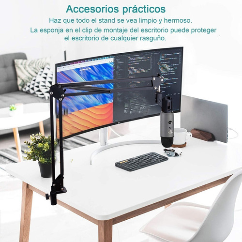 Soporte Brazo Para Grabación Estudio De Condensador