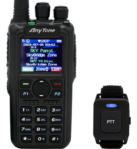 Anytone At D878uvii Plus Dual Band Analogica Dmr Ptt Rx