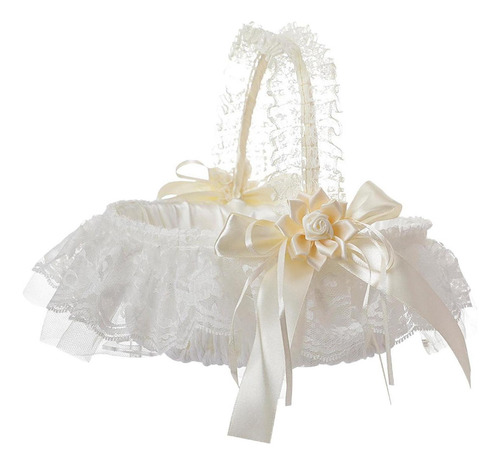 Xiaery Canasta De Flores Para Dama De Honor Almacenamiento