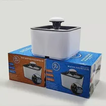 Comprar Fuente Electrica Bebedero De Agua Para Mascotas  Color Blanc