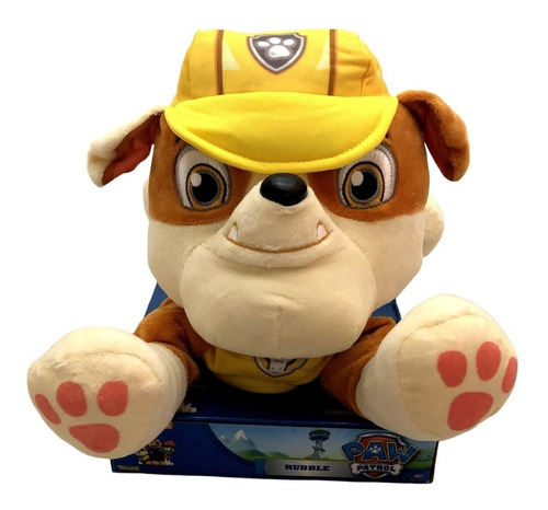 Boneco De Pelúcia Cachorro Rubble Patrulha Canina Original