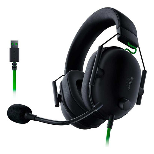 Audífono Razer Blackshark V2 X Usb 7.1 Negro