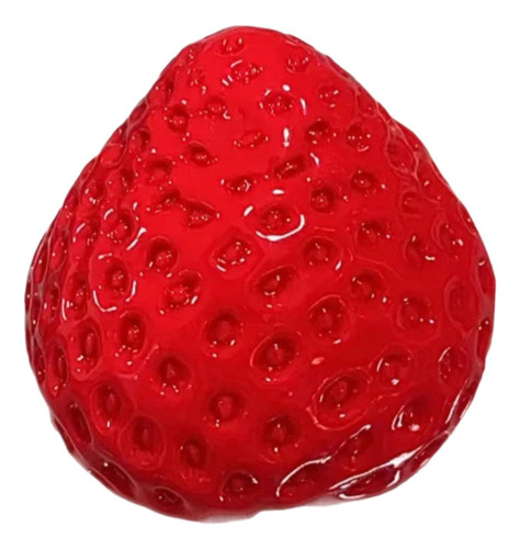 Juguete De Fresa Suave, Divertido Y Portátil, Para Rojo