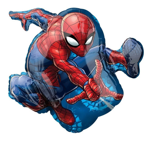 Spider Man Hombre Araña Globo Metalico Jumbo Fiesta Avengers