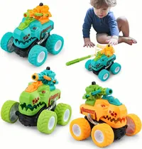 Comprar Juguete Monster Truck De Fricción Lanzadores Catapulta 3 Pcs