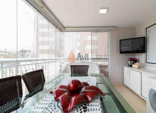 Imagem 1 de 15 de Apartamento Com 3 Dormitórios À Venda, 98 M² Por R$ 950.000 - (zona Norte) Barro Branco - São Paulo/ - Av6962