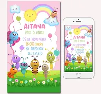 Comprar Tarjetas Invitaciones Digitales Personalizadas Bichikids