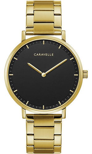 Caravelle Min/max Quartz Mens Watch, Stainless Steel