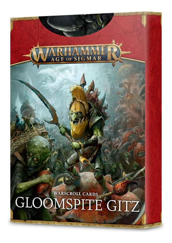 Warhammer Age Of Sigmar - Tarjetas Warscroll De Gloomspite G