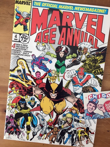 Comic - Marvel Age Annual #4 Tom Defalco Arthur Adams