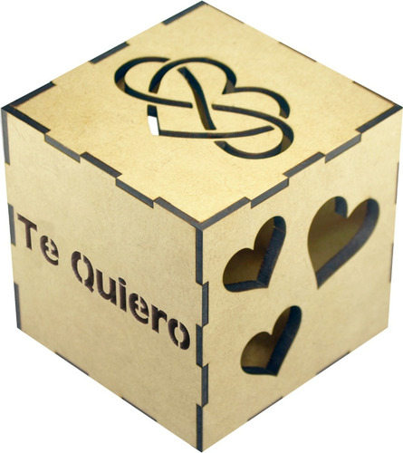 Imagen 1 de 4 de Uniquebox Te Quiero Caja De Luz Regalo Personalizable