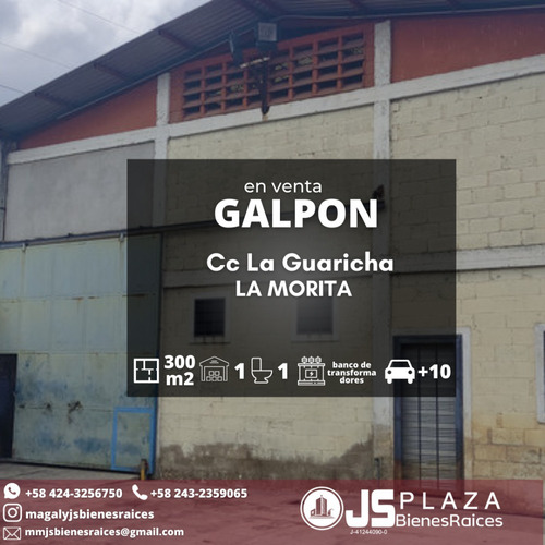 Imagen 1 de 8 de Venta De Galpon  Zona Industrial La Guaricha  04243256750