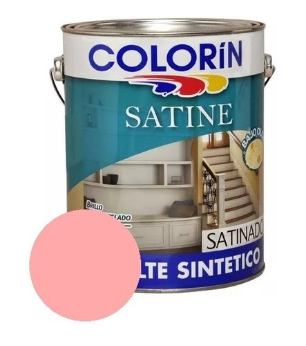 Sintetico Rosa Satinado Colorin Solo Envio (20 X 1 Lt)