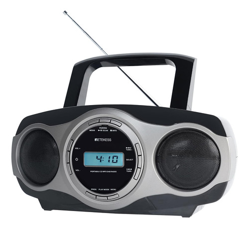 Reproductor De Cd Tr631 Boombox Portátil, Inalámbrico, Usb, 