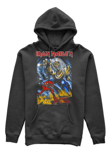 Canguro Iron Maiden The Nomber Of The Beast Memoestampados