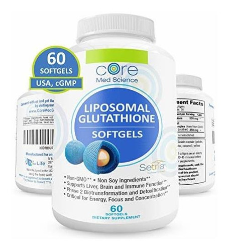 Colágeno  Cápsulas Blandas De Glutatión Liposomal No-tast