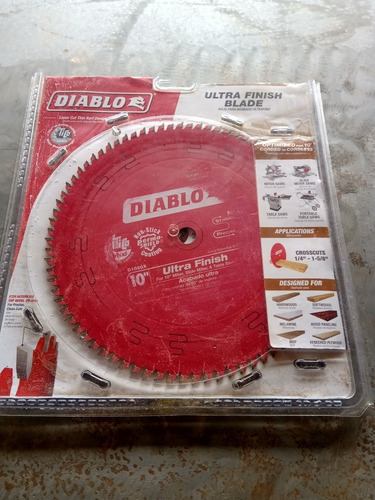 Disco Freud Diablo Melamina Ultra Finish 10 ( 255 Mm) Nueva