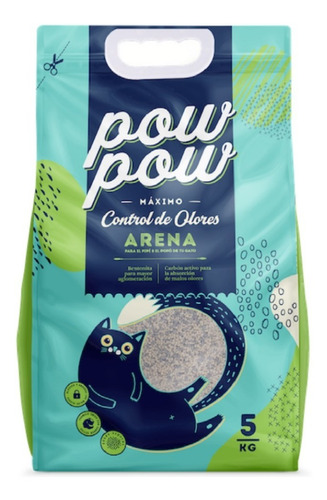 Powpow 5kg Arena Aglomerante 99% Libre De Olores