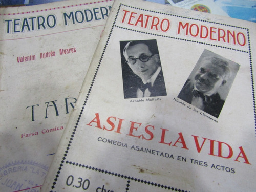 Lote De Revista Teatro Moderno  X2 - 3037