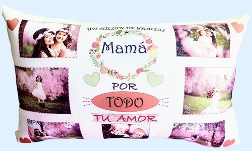Almohada Personalizada Día De Las Madres Regalo Para Mamá 