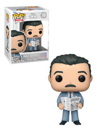 Funko Pop Icons - Disney 100 Years Walt Disney With Magazine