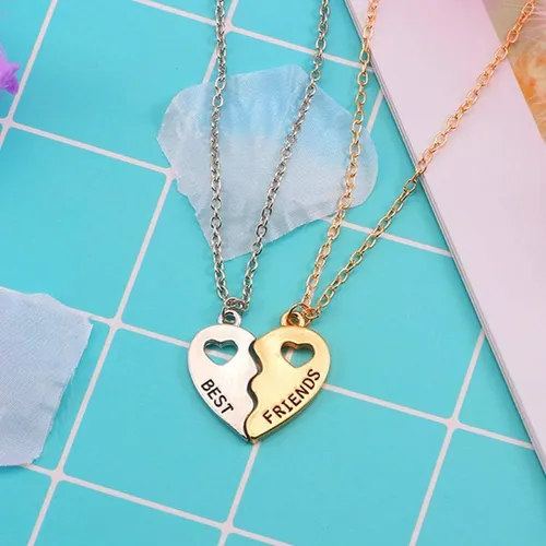 Collar Sivite Best Friends, 2 Piezas, Collar Con Colgante De