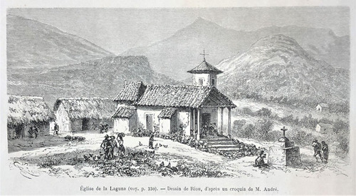 Grabados Iglesia De La Laguna Y El Cepo Nariño Siglo 19