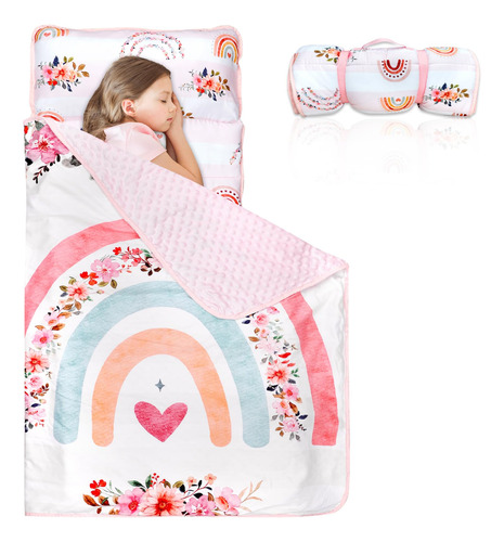 Tapete Para La Siesta Para Niños Pequeños Con Almohada Extra