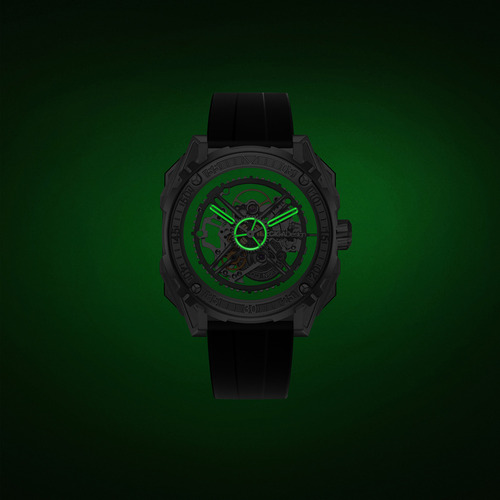 Reloj Ciga Design M-series Magician Automático Titanium Correa Glowing Black
