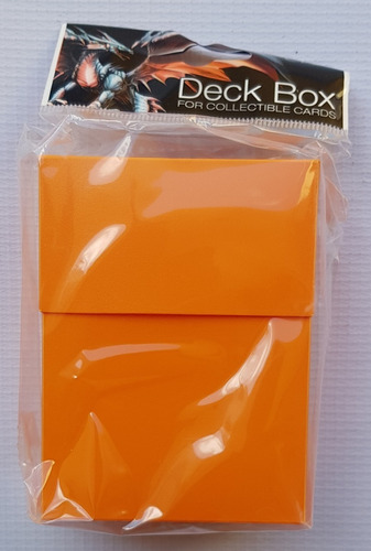 Ultra Pro Deck Box Color Solido Calabaza - Pumpkin