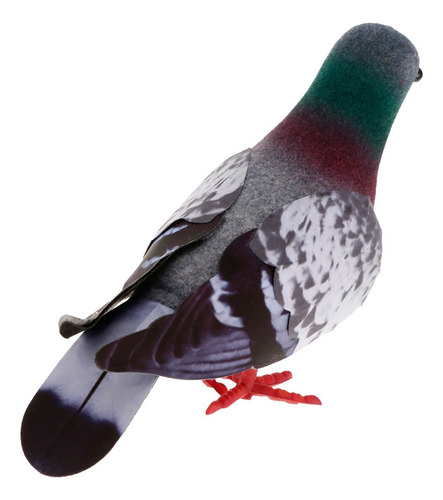 Pombas Realistas Penas Artesanato Artificial Animais Jardim