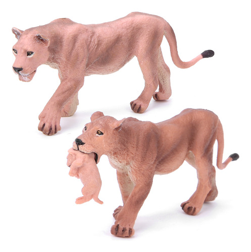 Modelo Animal: Una Leona Realista Modela La Primera Infancia