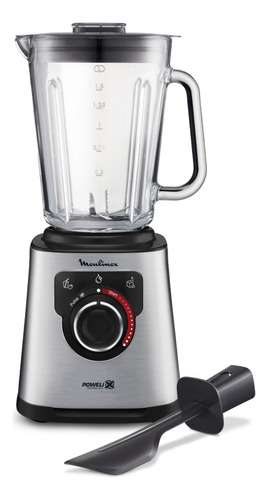 Licuadora Moulinex Perfect Mix + Digital Jarra de Vidrio 1200w Color Gris LM871D10