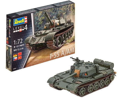 Tanque T-55 A/am - 1/72 - Revell 03304