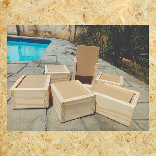 Caja Artesanal X10 Madera Y Mdf Multiuso-souvenir-artesanos