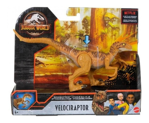 Increible Dinosaurio Velociraptor De Jurassic World Original