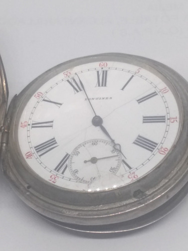 Reloj De Bolsillo Longines Grand Prix Caja De Plata Año 1889