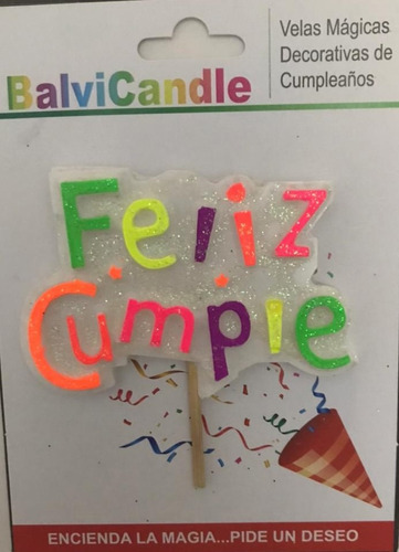 Velas Mágicas De Cumpleaños