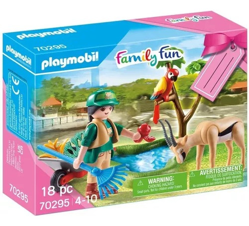 Playmobil Family Fun Conjunto Zoo 70295 Pido Gancho