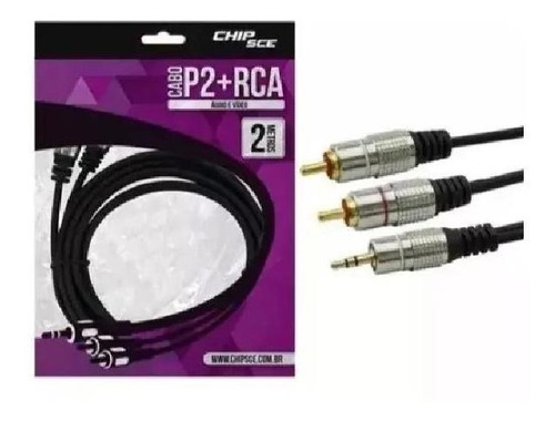 Cabo P2 X Rca Marca Perfomance Sound