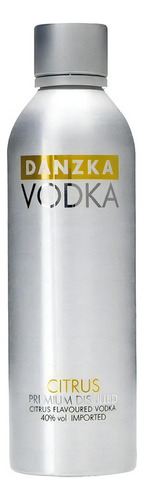 Danzka Vodka Citrus Sabor A Limón 750ml - Botella Aluminio