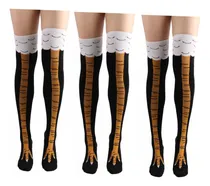Comprar 3 Pares Calcetas De Patas De Pollo Calcetas Cetas De Pollo